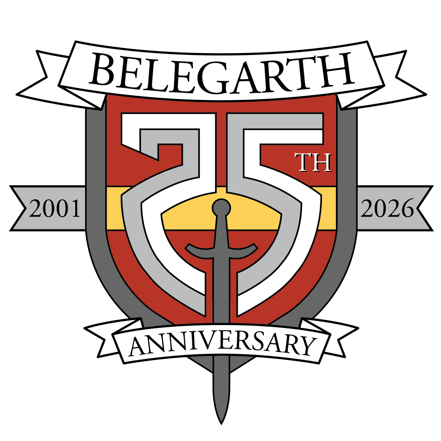 Belegarth 25th Anniversary Beltflag
