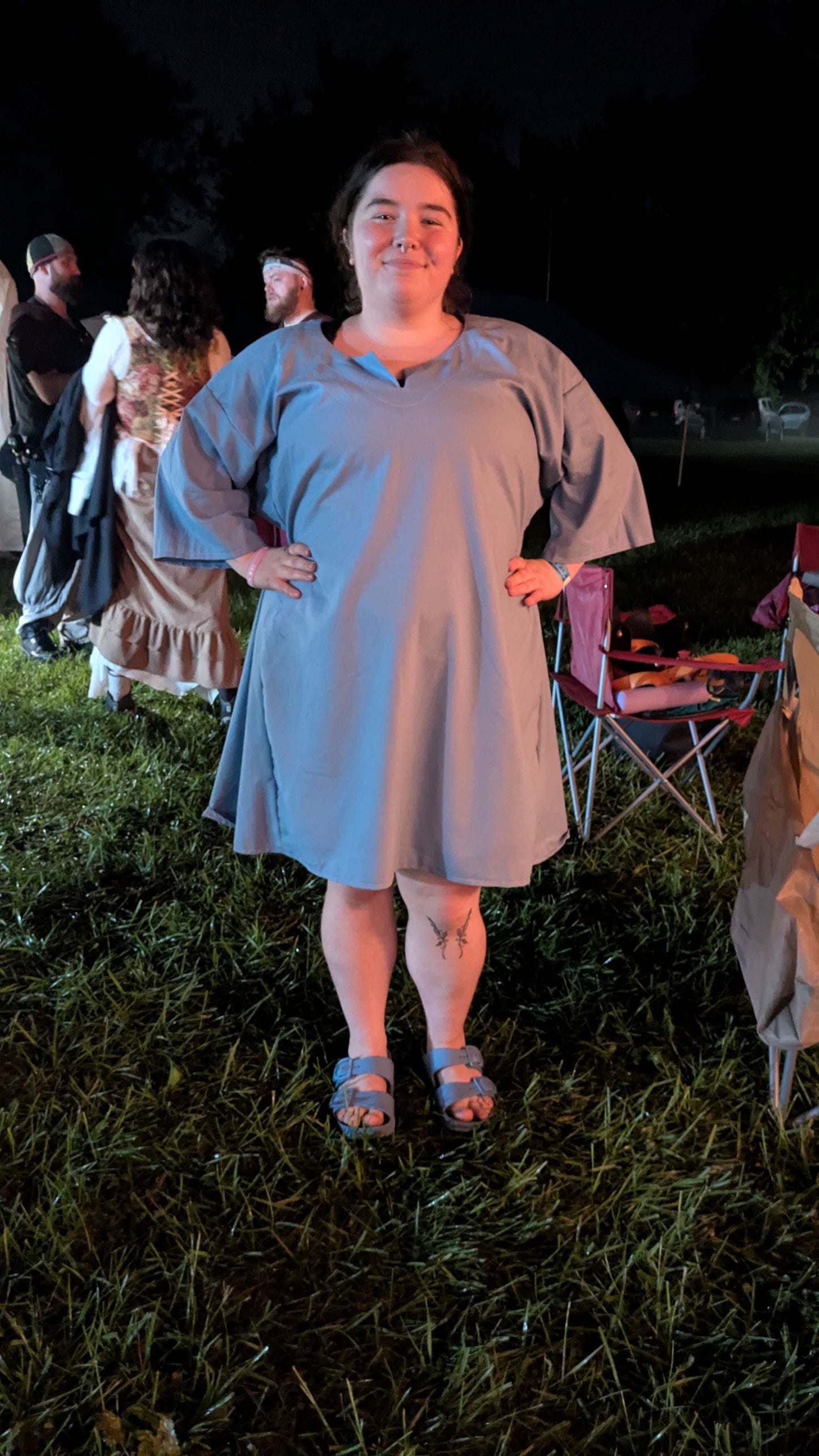Solid Two-Gore Tunic